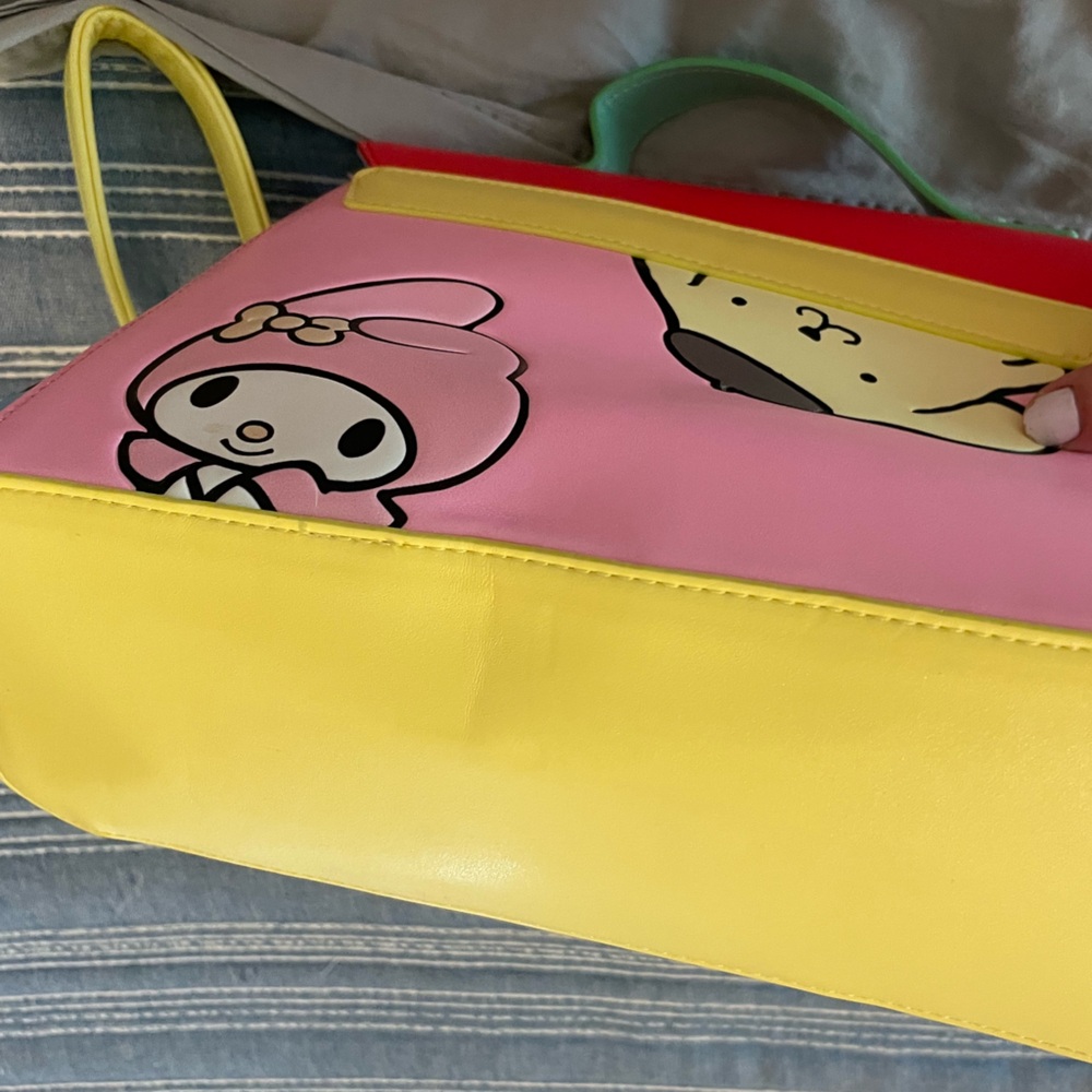 Loungefly Hello Kitty and Friends Color Block Crossbody Bag - Picture 3 of 7